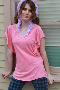 Aafashionbog talks about Sweet Virtues "Sensitivity" Flutter Sleeve Top