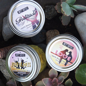 SWEET VIRTUES - Hand Poured Soy Wax 3 & 6 Candle Gift Sets