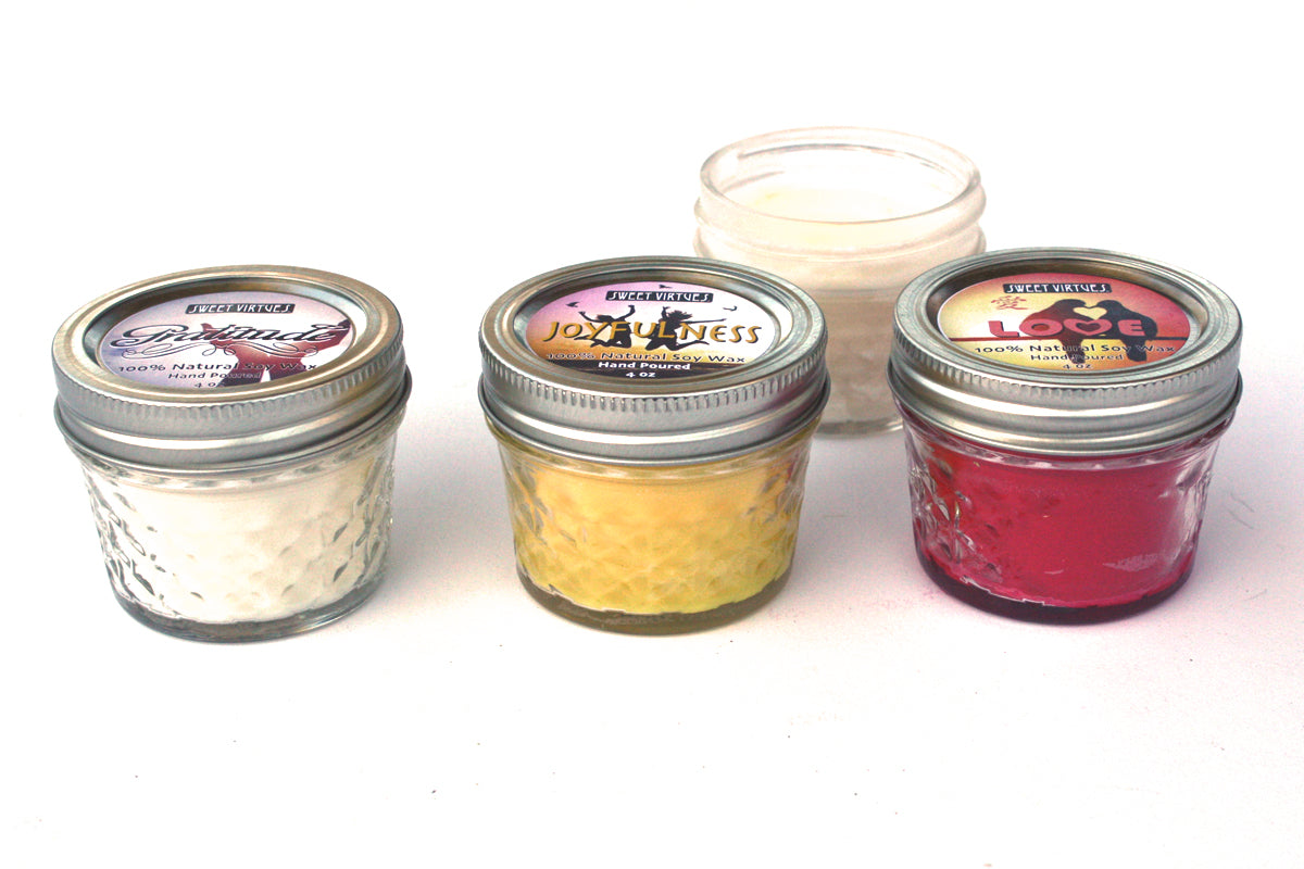 SWEET VIRTUES - Hand Poured Soy Wax 3 & 6 Candle Gift Sets