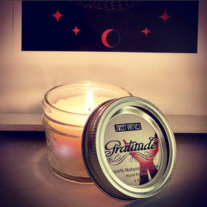 SWEET VIRTUES-Gratitude-Hand Poured Soy Wax Candle