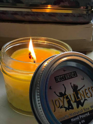 SWEET VIRTUES-Joyfulness-Hand Poured Soy Wax Candle