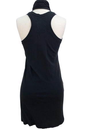 SWEET VIRTUES-Steadfast Cotton Modal Racerback Tank Dress With Sash