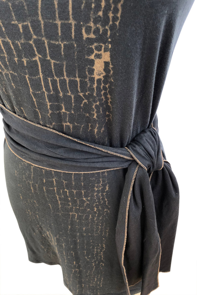 SWEET VIRTUES-Steadfast Cotton Modal Racerback Tank Dress With Sash