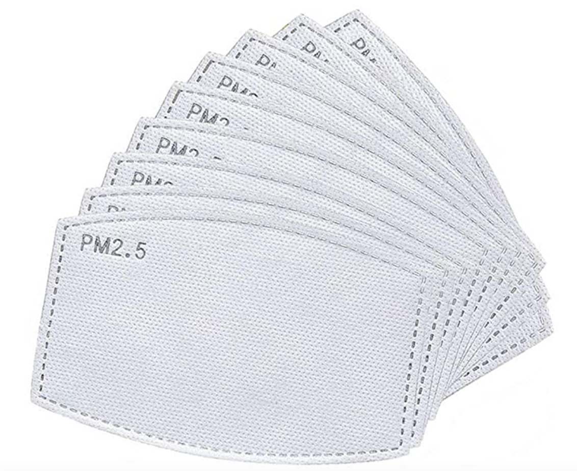SWEET VIRTUES - Safe Guard - Cotton Reusable Masks With Filter Pocket +3 Filter Inserts